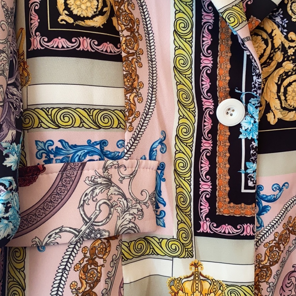 Missguided Lilac Tailored Patchwork Oversized Bla… - image 7